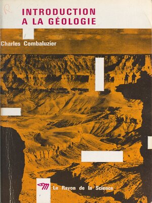 cover image of Introduction à la géologie